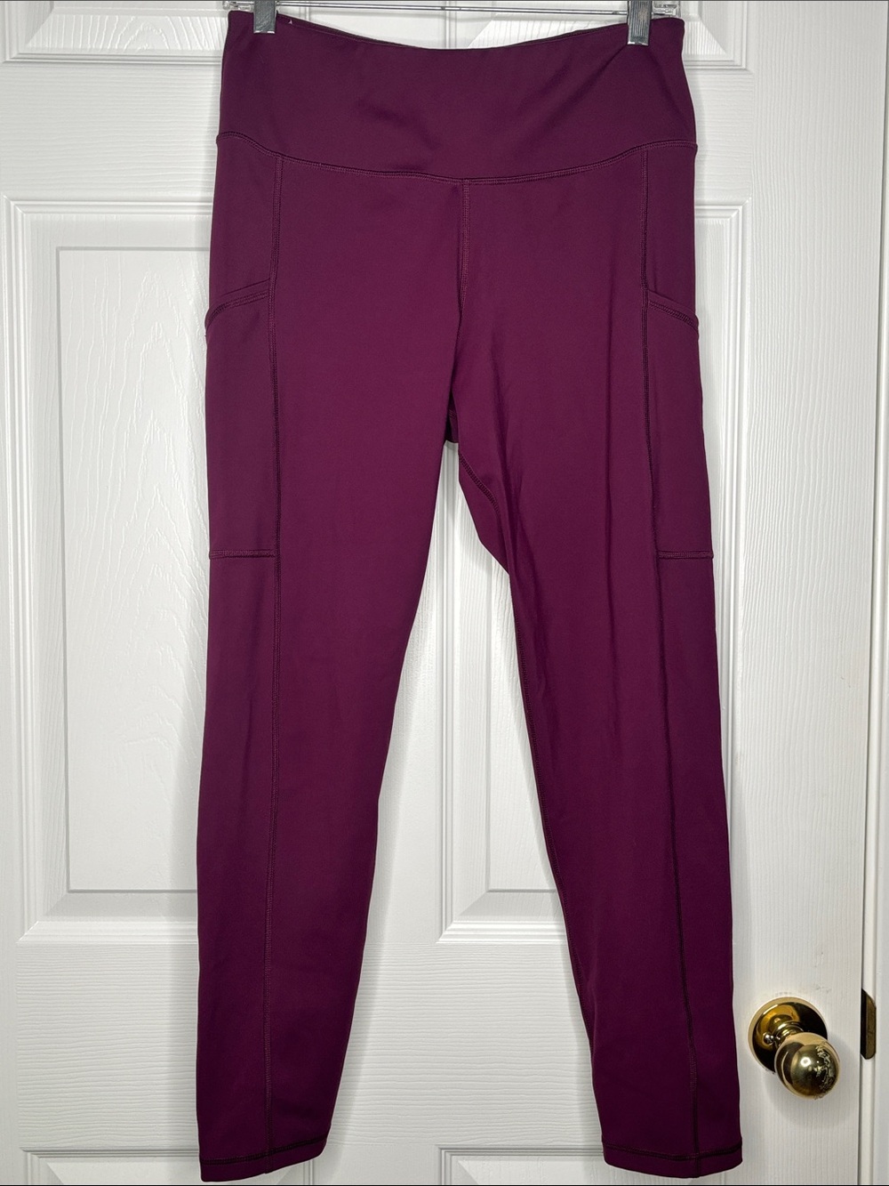 Banana Republic BR Standard Women's High-Rise Plum Active Leggings Size L